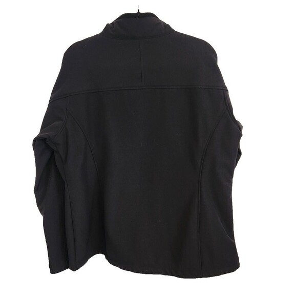 Carhartt Womens Jacket Softshell Fleece Lined Black Coat Extra Large Full Zip - Picture 7 of 13